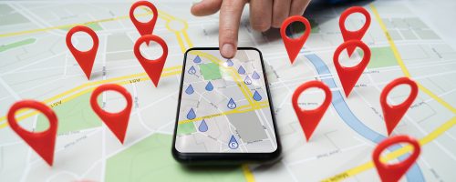 Local City Map Locator Pin Marker Search
